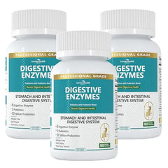 Anven Health Probiotics for Women Digestive Health Digestive Enzymes for Men Probiotic & Prebiotic for Digestive Health Digestion Breaking Constipate Bloating Relief & Gut Health | 270 Capsules